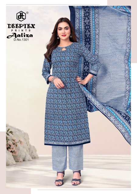 Aaliza Vol 13 By Deeptex Cotton Printed Readymade Dress